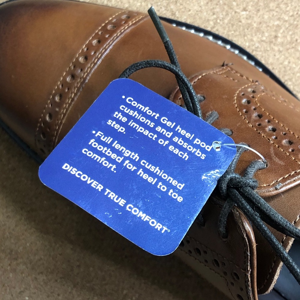 Nunn Bush Men's Shoes Cap Toe Oxford Comfort Gel - Picture 14 of 16